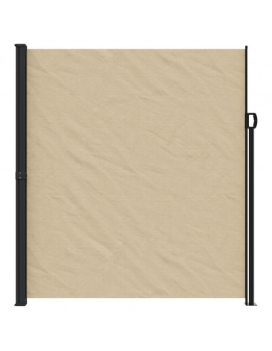 Tenda da Sole Laterale Retrattile Beige 220x300 cm