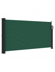 Tenda da Sole Laterale Retrattile Verde Scuro 100x300 cm 2