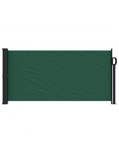 Tenda da Sole Laterale Retrattile Verde Scuro 100x300 cm