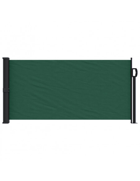 Tenda da Sole Laterale Retrattile Verde Scuro 100x300 cm
