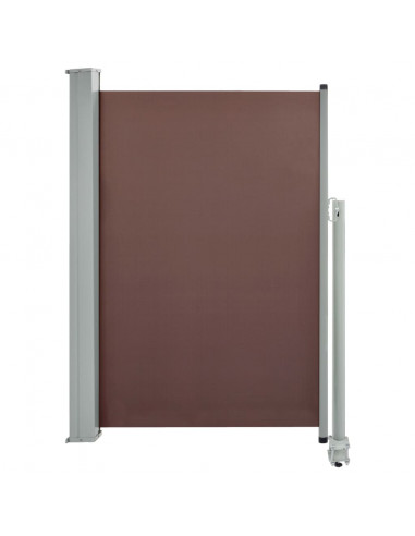Tenda Laterale Retrattile per Patio 120x300 cm Marrone