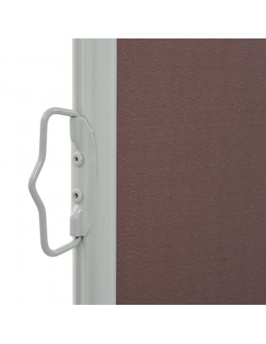 Tenda Laterale Retrattile per Patio 120x300 cm Marrone