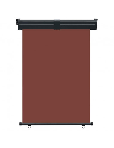 Tendalino Laterale per Balcone 125x250 cm Marrone