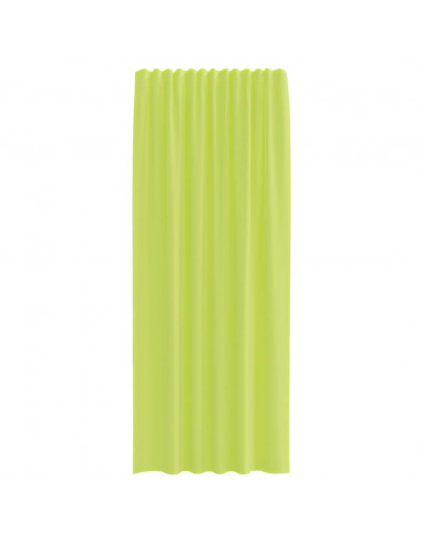 Tende in Voile con Linguetta 2 pz Verde Mela