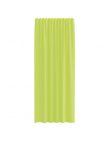Tende in Voile con Linguetta 2 pz Verde Mela