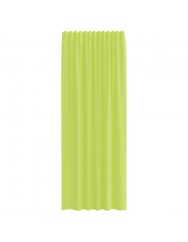 Tende in Voile con Linguetta 2 pz Verde Mela