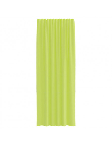 Tende in Voile con Linguetta 2 pz Verde Mela