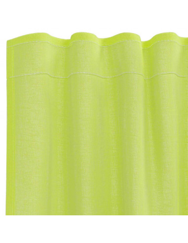Tende in Voile con Linguetta 2 pz Verde Mela