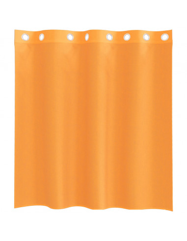 Tende in Voile con Occhielli 2 pz Arancio 140x140 cm