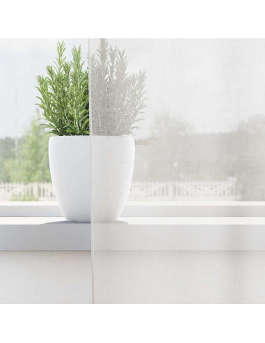 Tende in Voile con Occhielli 2 pz Bianco