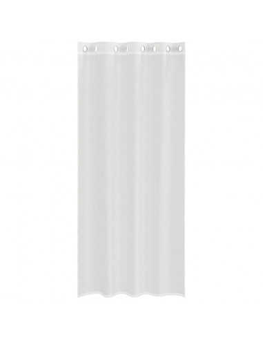 Tende in Voile con Occhielli 2 pz Bianco