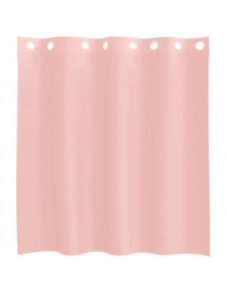 Tende in Voile con Occhielli 2 pz Rosa 140x140 cm