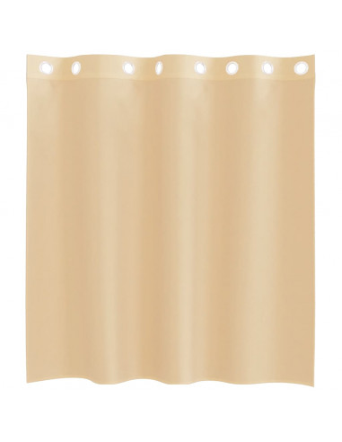 Tende in Voile con Occhielli 2 pz Sabbia