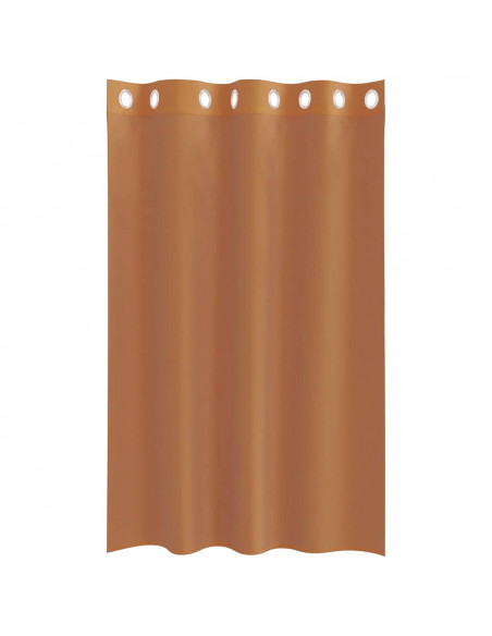 Tende in Voile con Occhielli 2 pz Terracotta