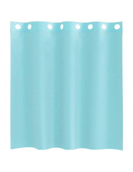 Tende in Voile con Occhielli 2 pz Turchese