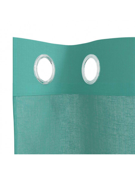 Tende in Voile con Occhielli 2 pz Turchese