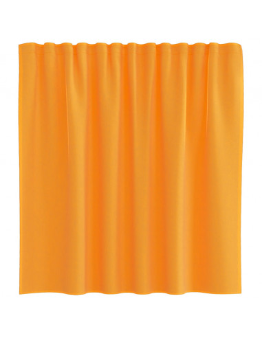 Tende in Voile con Passanti 2 pz Arancio 140x140 cm