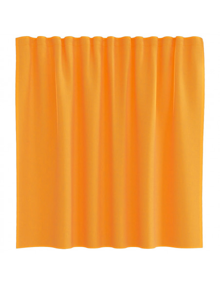Tende in Voile con Passanti 2 pz Arancio 140x140 cm