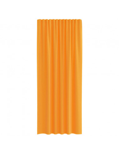 Tende in Voile con Passanti 2 pz Arancio 140x225 cm