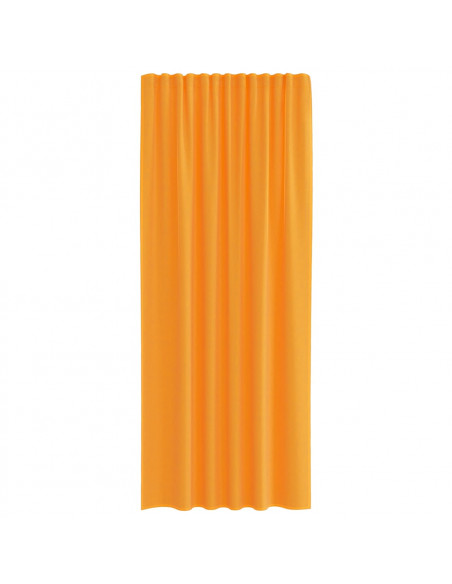 Tende in Voile con Passanti 2 pz Arancio 140x245 cm