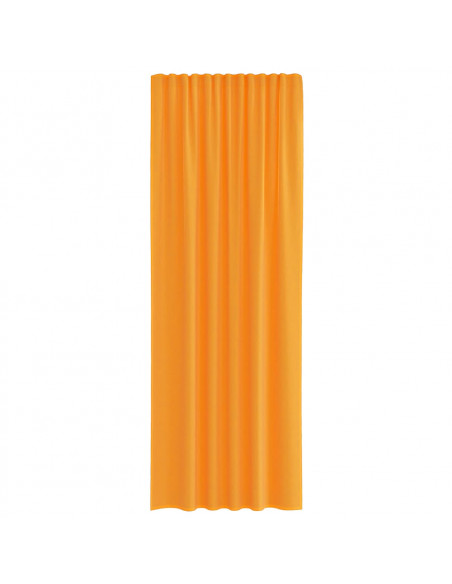 Tende in Voile con Passanti 2 pz Arancio 140x260 cm