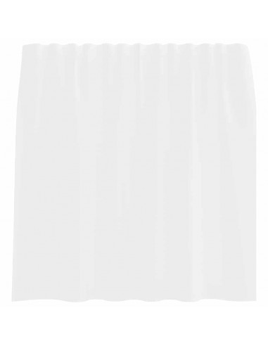 Tende in Voile con Passanti 2 pz Bianco 140x140 cm