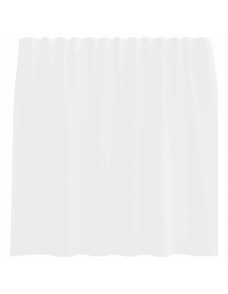 Tende in Voile con Passanti 2 pz Bianco 140x140 cm