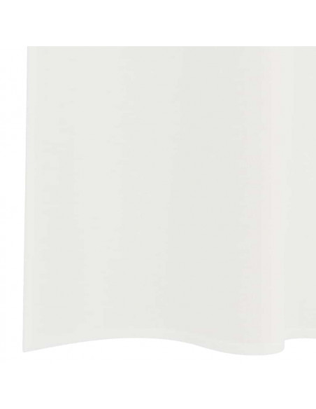 Tende in Voile con Passanti 2 pz Bianco 140x140 cm