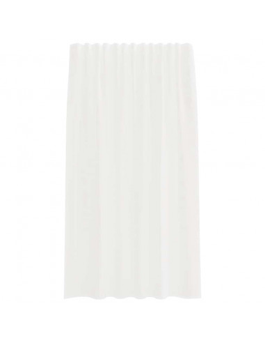 Tende in Voile con Passanti 2 pz Bianco 140x175 cm