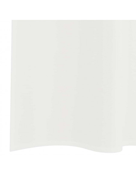 Tende in Voile con Passanti 2 pz Bianco 140x245 cm