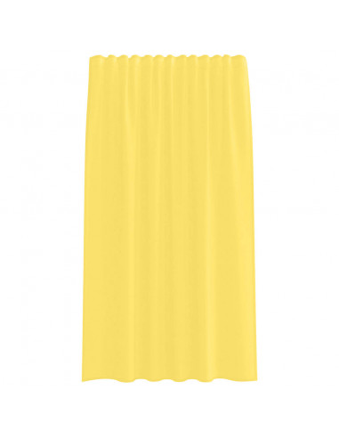 Tende in Voile con Passanti 2 pz Giallo 140x175 cm