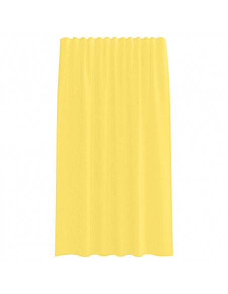 Tende in Voile con Passanti 2 pz Giallo 140x175 cm