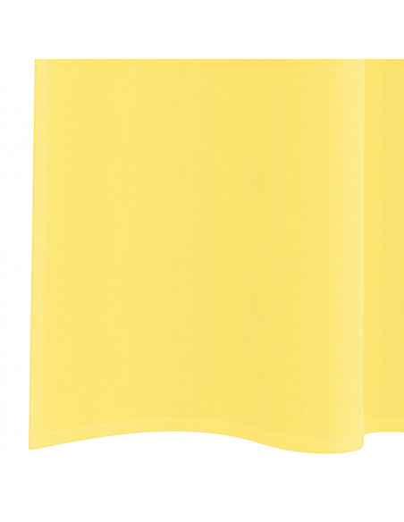 Tende in Voile con Passanti 2 pz Giallo 140x175 cm