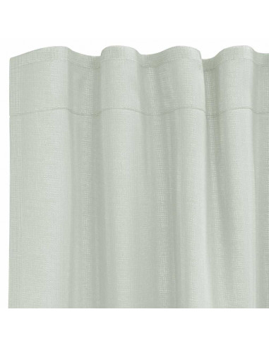 Tende in Voile con Passanti 2 pz Grigio Chiaro 140x245 cm