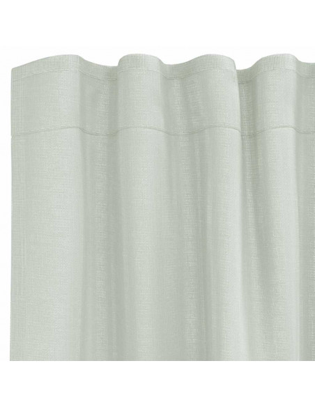 Tende in Voile con Passanti 2 pz Grigio Chiaro 140x245 cm