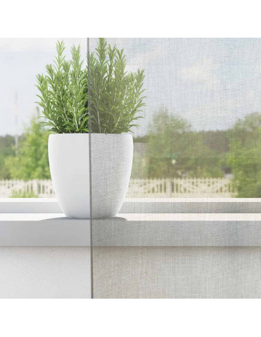 Tende in Voile con Passanti 2 pz Grigio Chiaro 140x260 cm