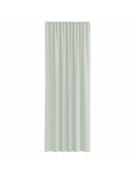 Tende in Voile con Passanti 2 pz Grigio Chiaro 140x260 cm