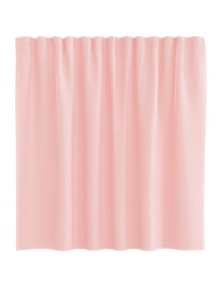 Tende in Voile con Passanti 2 pz Rosa 140x140 cm