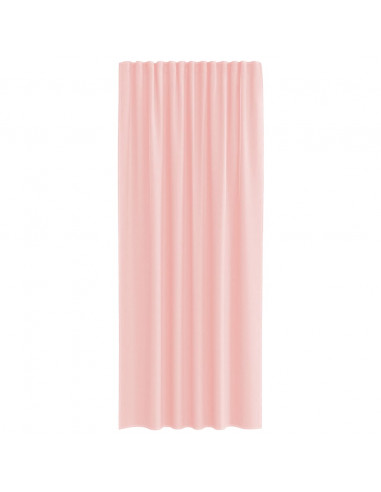 Tende in Voile con Passanti 2 pz Rosa 140x225 cm