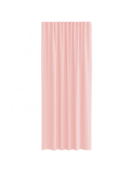 Tende in Voile con Passanti 2 pz Rosa 140x245 cm