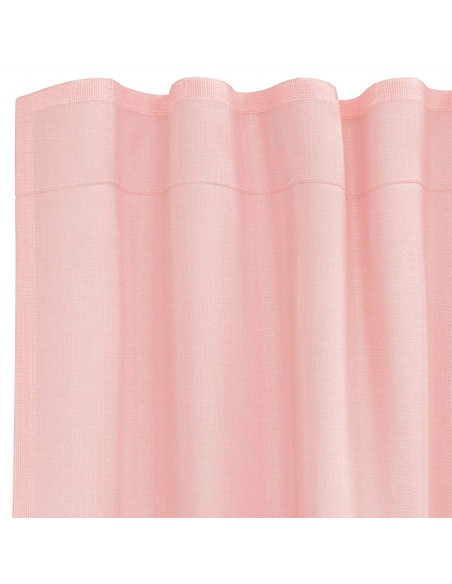 Tende in Voile con Passanti 2 pz Rosa 140x245 cm