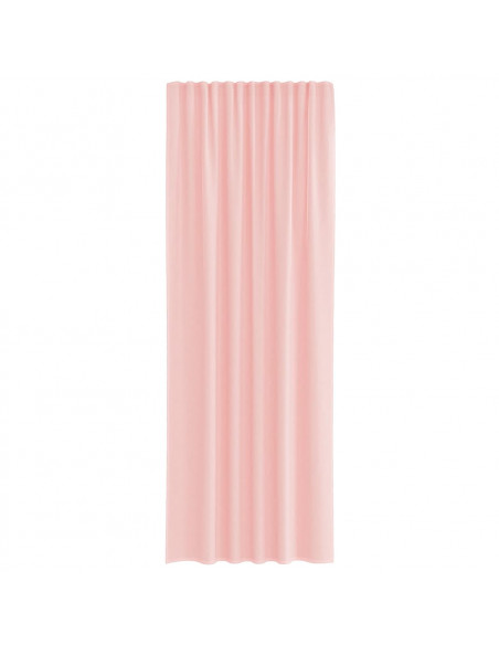 Tende in Voile con Passanti 2 pz Rosa 140x260 cm