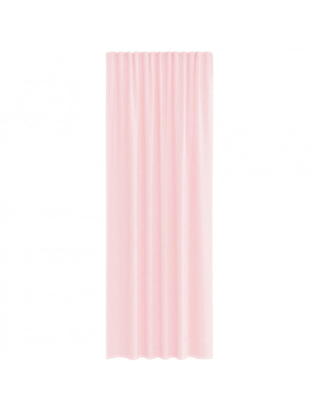 Tende in Voile con Passanti 2 pz Rosa Chiaro 140x260 cm