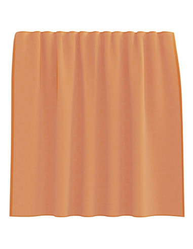 Tende in Voile con Passanti 2 pz Terracotta 140x140 cm