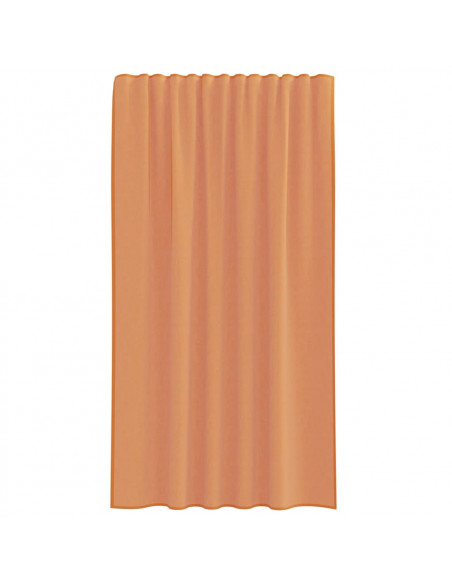 Tende in Voile con Passanti 2 pz Terracotta 140x175 cm