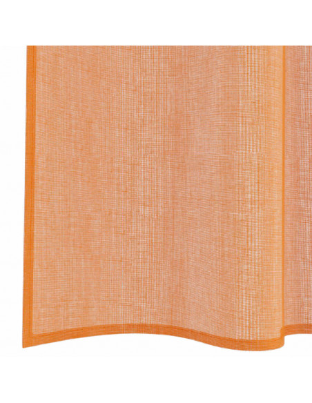Tende in Voile con Passanti 2 pz Terracotta 140x175 cm