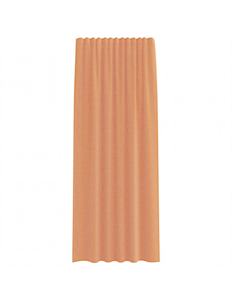 Tende in Voile con Passanti 2 pz Terracotta 140x245 cm