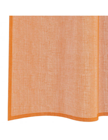Tende in Voile con Passanti 2 pz Terracotta 140x245 cm