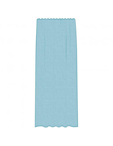 Tende in Voile con Passanti 2 pz Turchese 140x225 cm