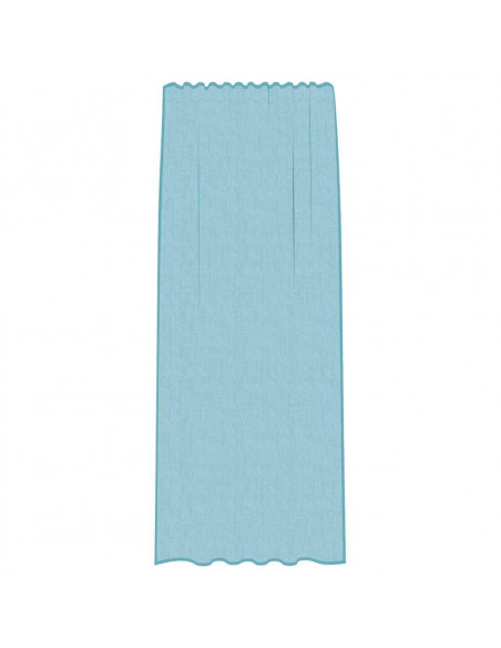 Tende in Voile con Passanti 2 pz Turchese 140x225 cm